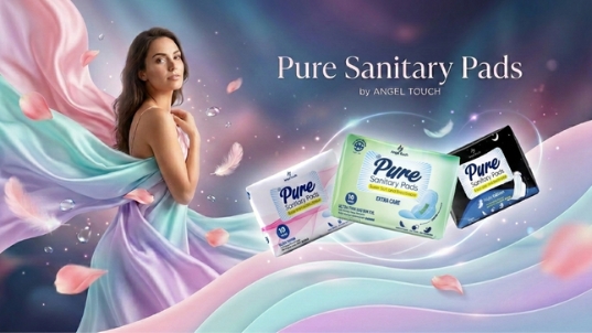 Pure Night Edition sanitary pad — extended back panel for full overnight coverage